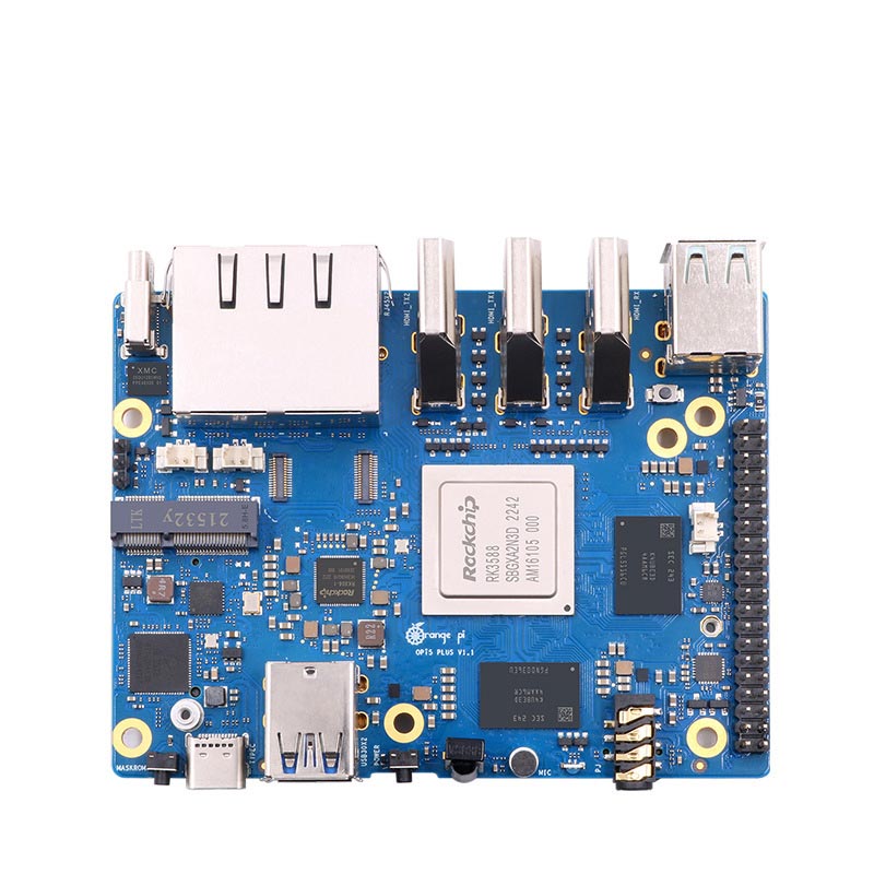 8-Core RK3588 64Bit Mini PC Demo Board Electronic Modules and Kits for Orange Pi 5 Plus with 32gb